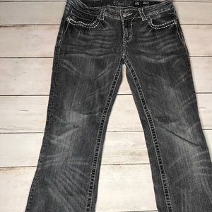 Miss Me grey worn in look jeans size 33